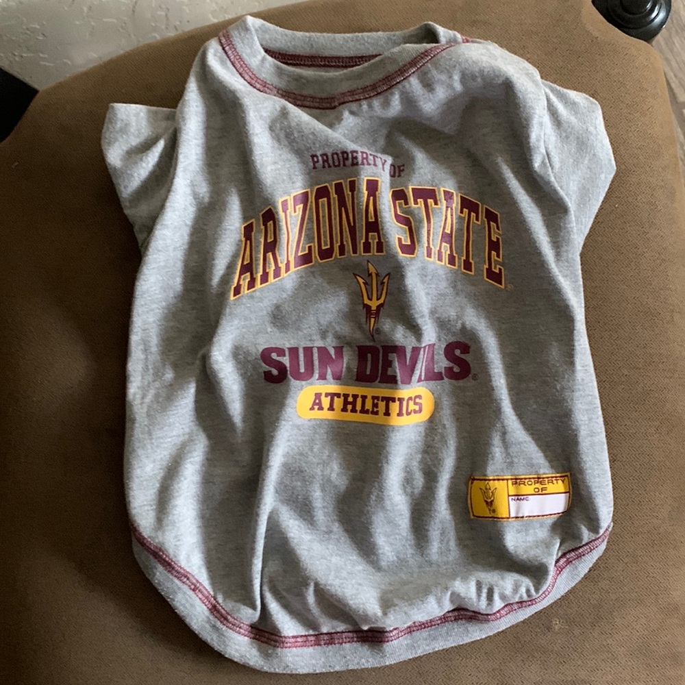 ASU dog shirt M